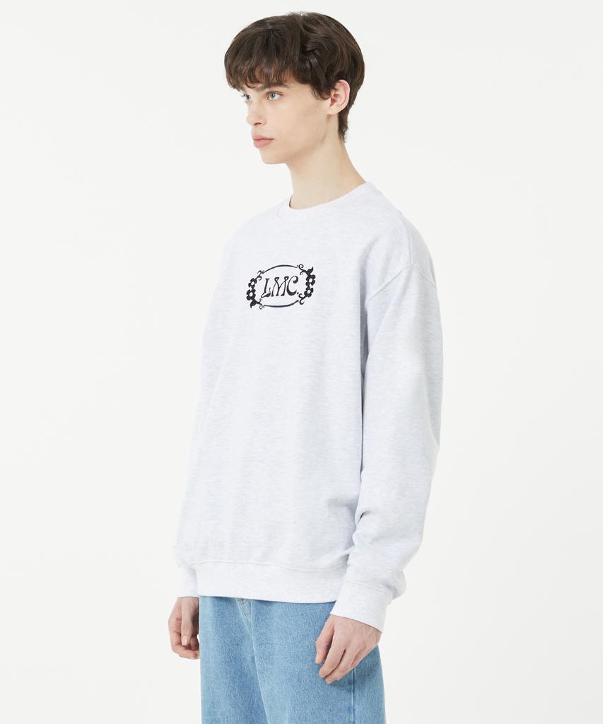 LMC Flower Oval Sweatshirt Light Heather Gray