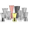 1 Pezzo 15/30ml o 30/60ml Bicchiere Dosatore Cocktail in Acciaio Inossidabile Doppia Testa Bicchiere Dosatore Alcolico Bicchiere Misurino Bar Once Articoli per la Cucina