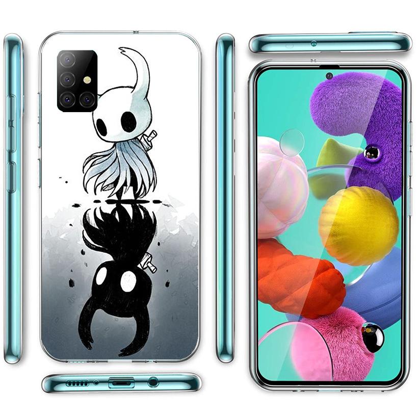 Hollow Knight Cartoon Cover Phone Case For Samsung Galaxy A12 A22 A32 A52 A72 A02S Phone Case Note 20 Ultra 10 S10 Plus A51 A71