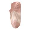 5 Pairs of Women's Spring and Summer Style Pinstripes with Light Mouth Cotton Boat Socks
