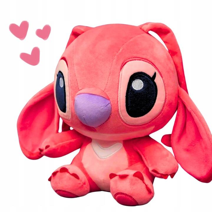 Maskotka Stich Różowy 30Cm Milutki Pluszak Dla Dzieci Zabawka