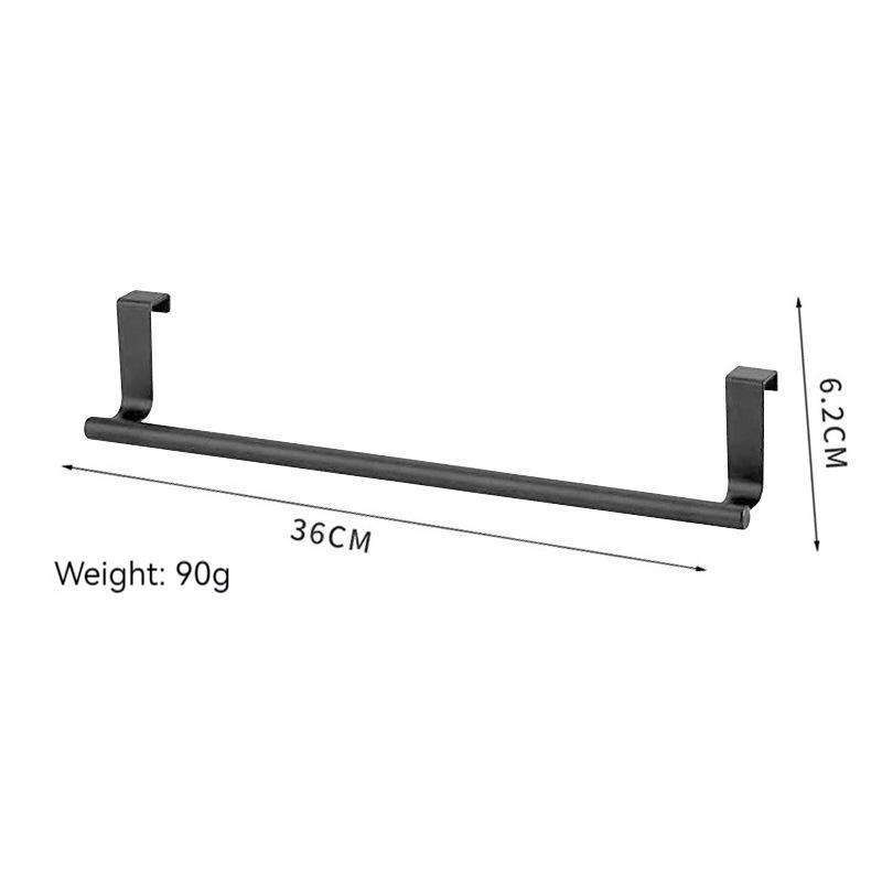 1PCS Stainless Steel Silver/Black Bathroom Hardware Set Towel Rack Toilet Paper Holder Towel Bar Hook Bathroom Accessories