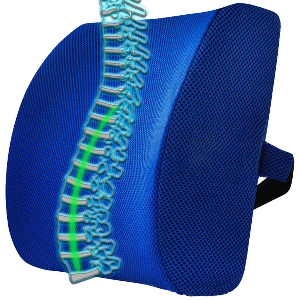 Lumbar Support [Supervised by a Chiropractor Specialist] Backrest Cushion, Lumbar Pillow, Memory Foam, Pelvic Support, Chair, Car Seat Cushion,
