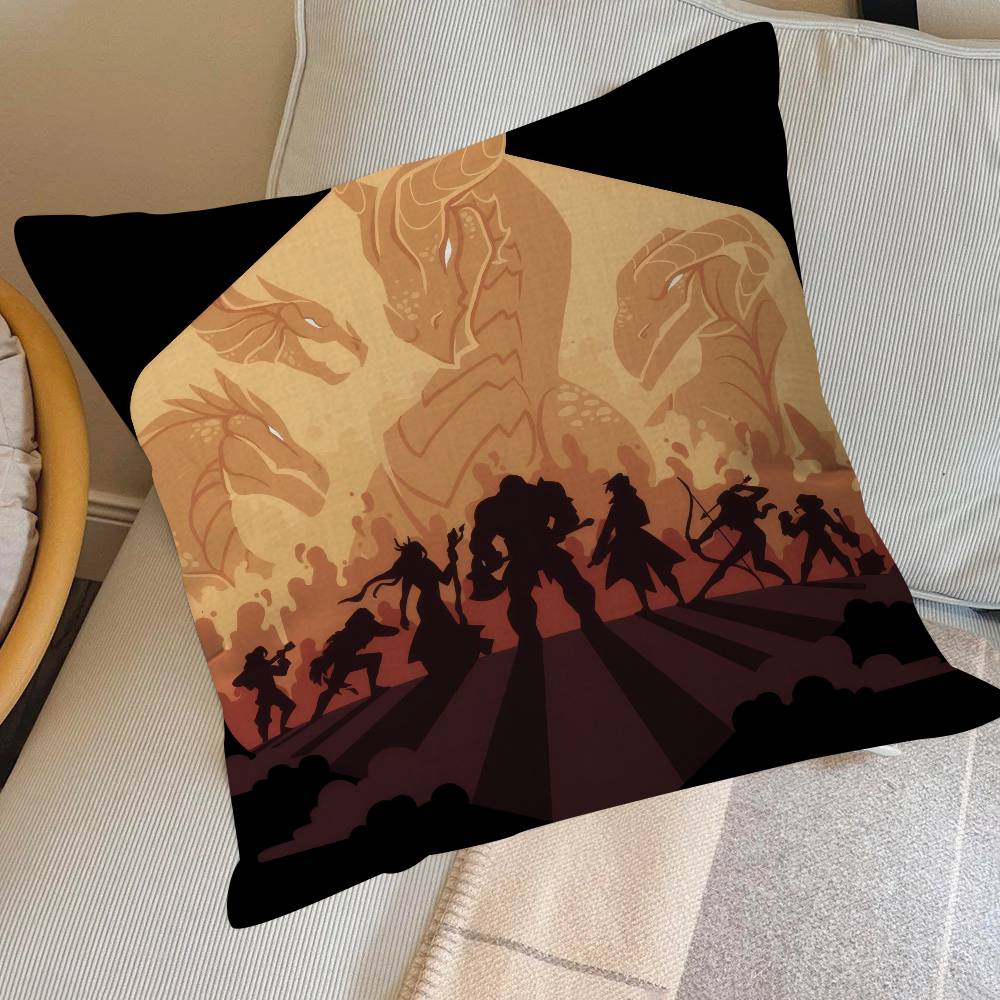 Movie The Legend V-Vox Machina Cushion Cover Inches Farmhouse Decor Home Throw Pillow Covers For Couch Decorations