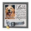 Sympathy Photo Stand Pet Memorial Pictures Frame Collar Clip for Dog Lover Gift