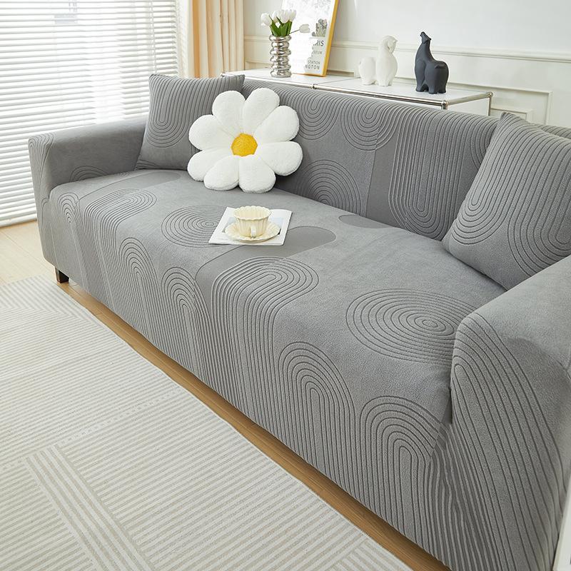 Anti Cat Scratch Sofa Cover All Purpose Set All Season Universal Elastic Protective Cover High End Jacquard Dust Cover