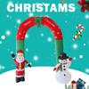 8 Foot Inflatable Santa  Snowman Arch Prop for Santa  snowman