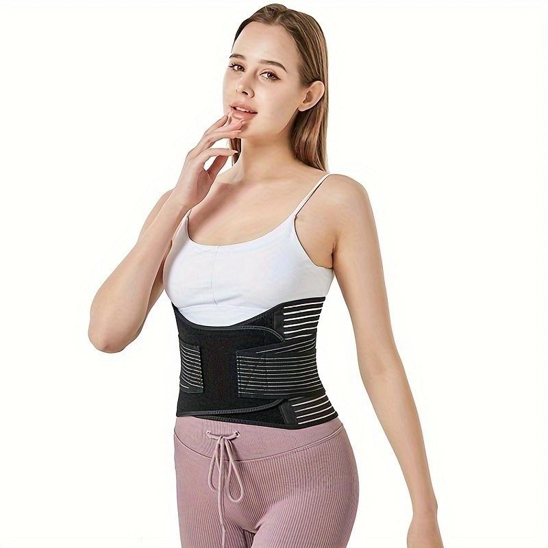 Adjustable Waist Support Belt with Dual Waist Straps Breathable Mesh for Lumbar Relief, Training Athletic Taping, Gym Accessory Sportswear