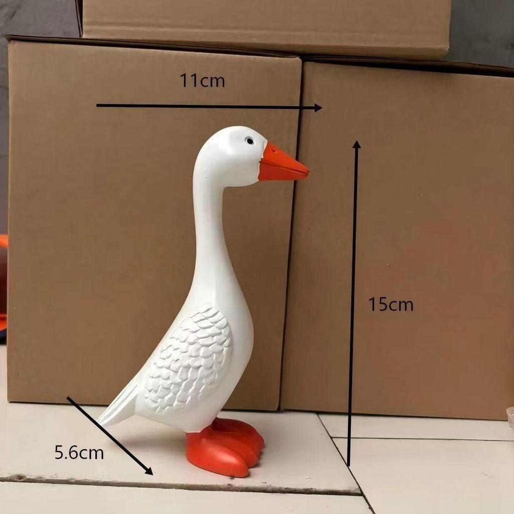 Nordic Resin White Goose Home Decor Ornament