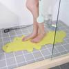 Non Slip Bath Mat Kids Anti Slip Bathtub Mat Shower Mat Kids,soft Rubber, Machine Washable,crocodile Pattern95cm*34.5cm