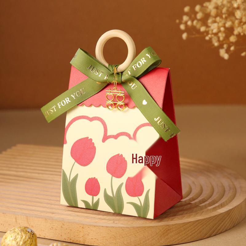 Charming Wedding Favor Candy Box - Ins Style Handbag Design