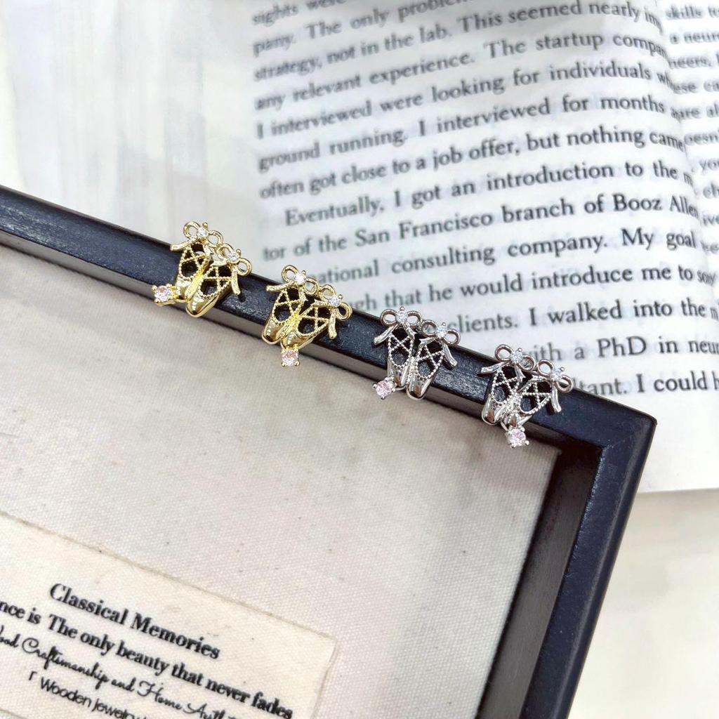 Elegant Ballet-Inspired Butterfly Earrings for Women