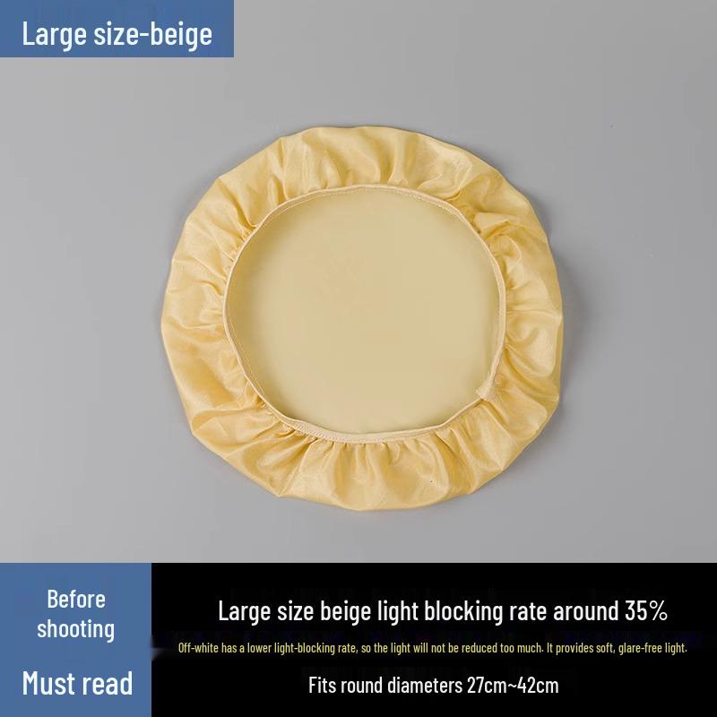 Anti-Glare Lampshade for Table and Ceiling Lamps - Parchment Film Shell Cover Lighting Accessory