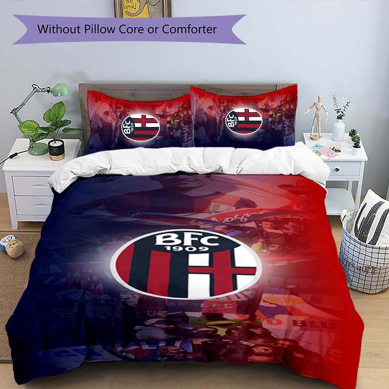 BFC 3pcs Bedding Set Duvet Cover Closure Includes 1 Duvet Cover & 2 Pillowcases for All Seasons Bedroom Home Dorm Decor