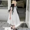 Summer 2025 Girls' Lace Princess Dress - Trendy Long Style for Big Children