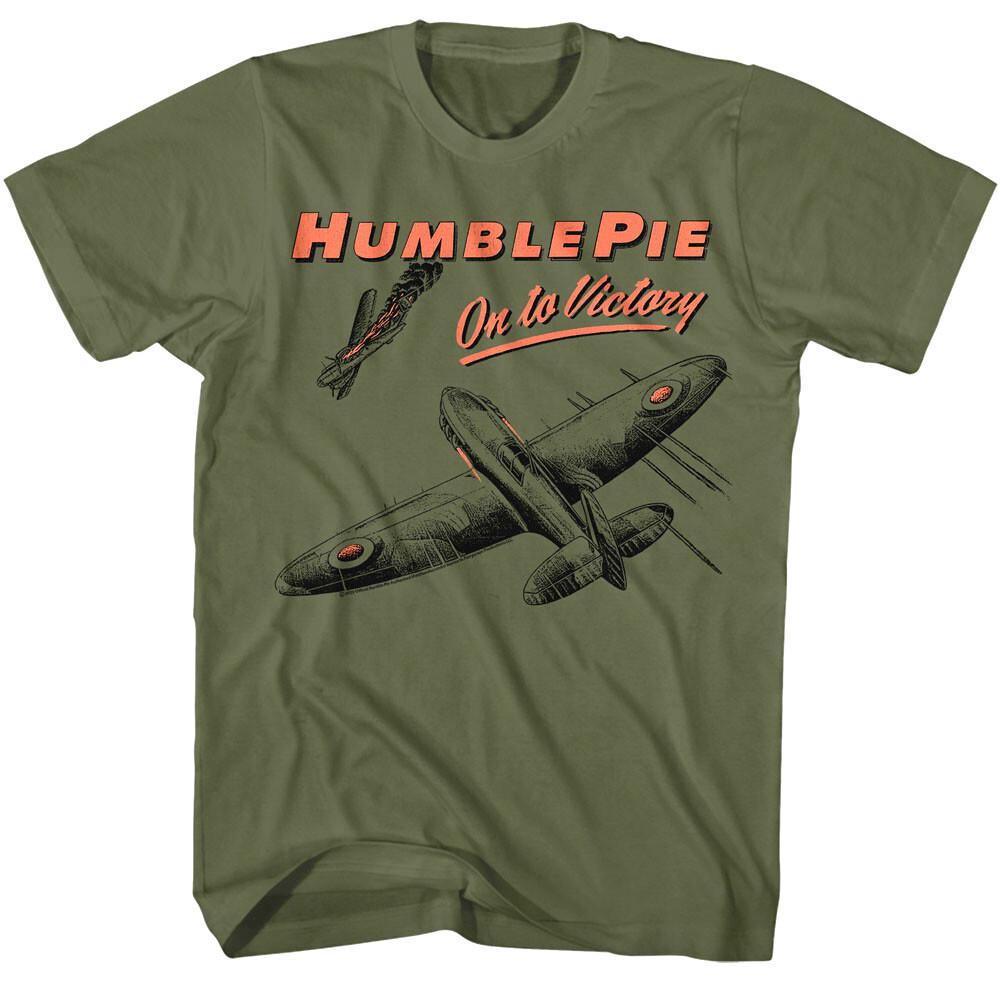 Humble Pie On To Victory Men T Shirt Spitfire Air Battle Hard Rock Band Album XXXXL