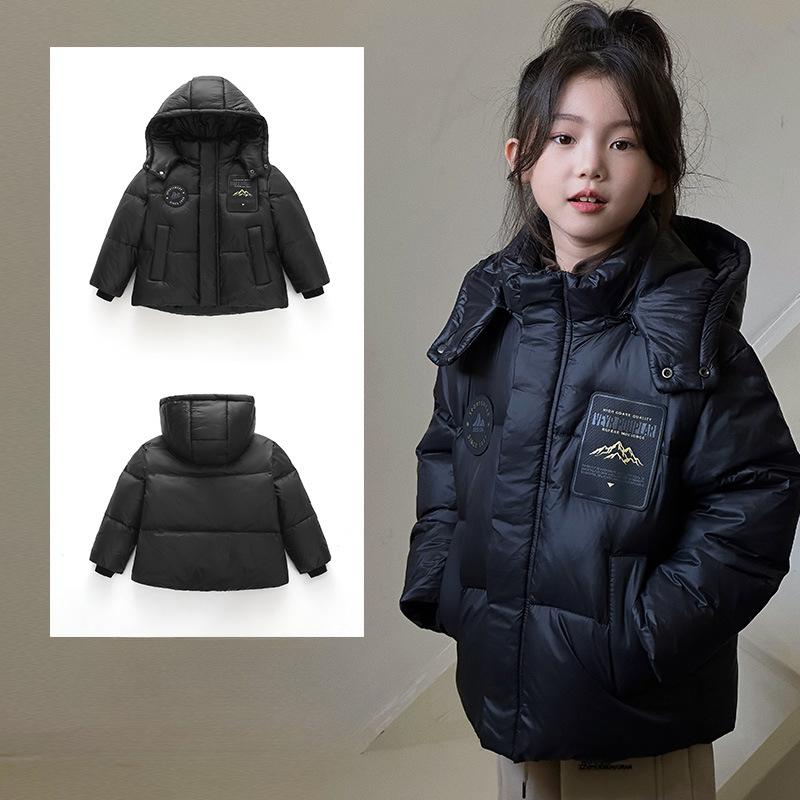 

Детские пуховики, Утепленные пуховики для девочек Зимние и теплые пальто для мальчиков 110cm