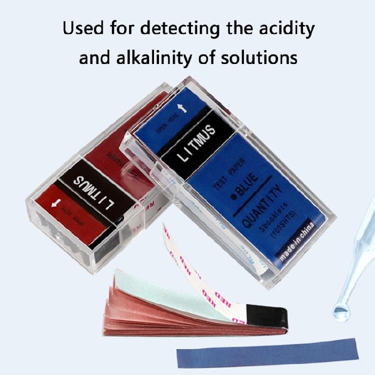 5 Units Acid Alkali Test Paper Strips Fast Detection Easy carry Storage Case For Household Gardening Lab Solution