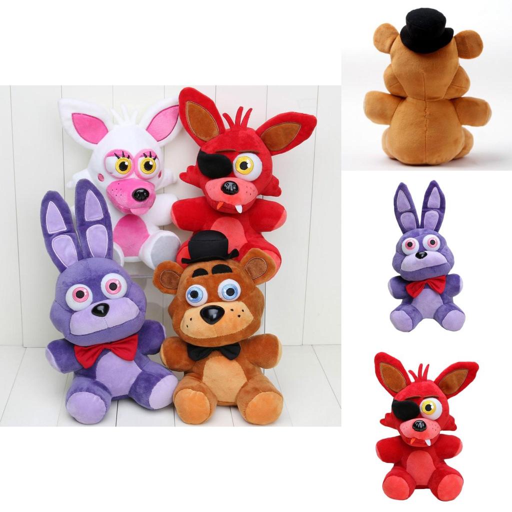 Adorable Five Nights At Freddy's Plush Toy Bear Fox Bonnie Golden For Kids Home Decor