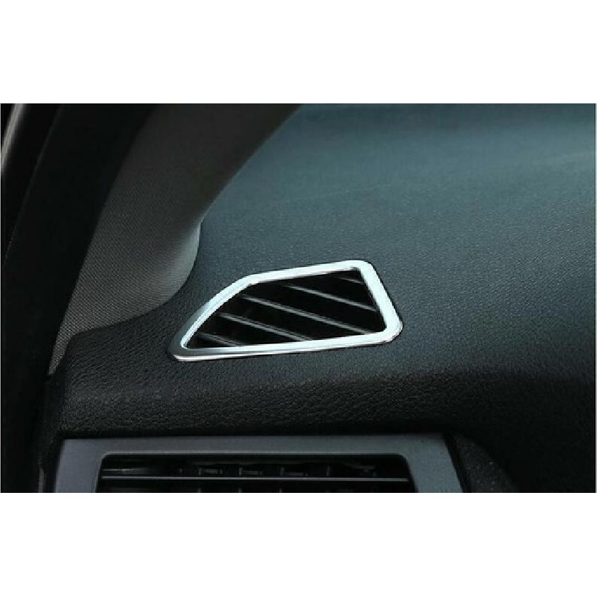 Matte Silver For BMW X5 X6 E70 E71 08-2013 Dashboard Side Outlet Vent Cover Trim
