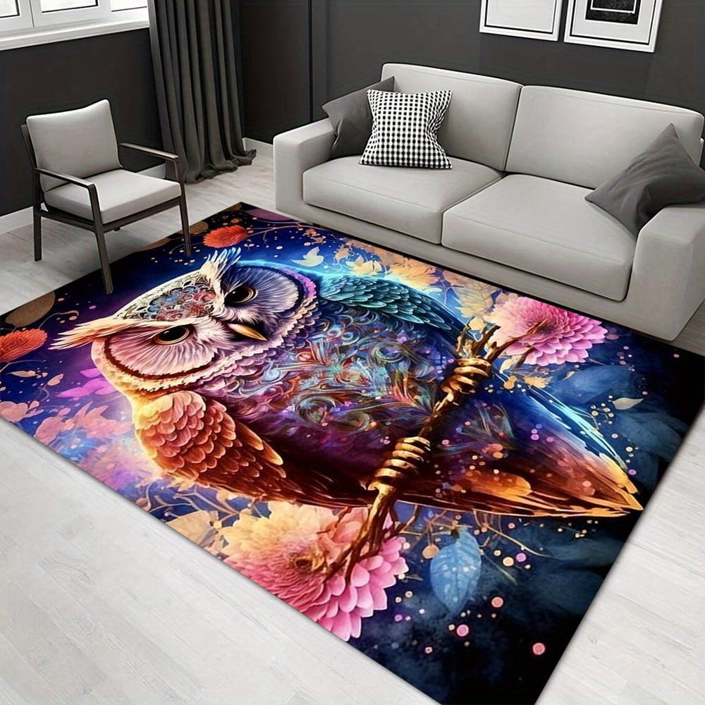 

1pc 1622663830Pattern Carpet, Area Rug For Living Room Bedroom Room Bed Chair Laundry Entryway Corridor Yard Non-slip Outdoor Camping Rug Fl 60cm by 90cm
