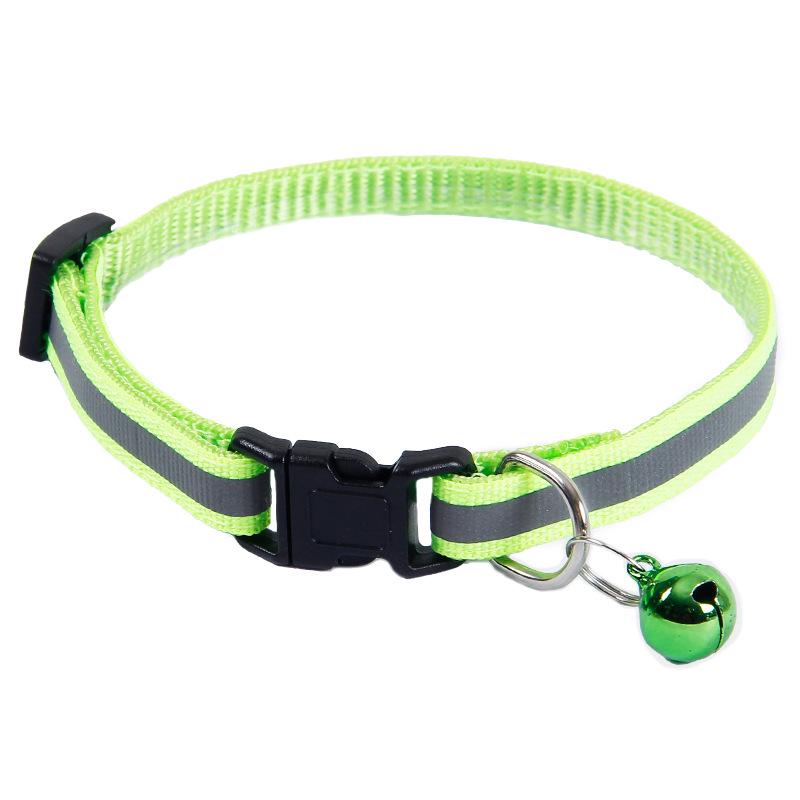 Reflective Cat & Dog Collar with Luminous Bell