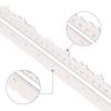 Metal Paper Tearing Ruler Craft Ruler Wavy Line Jagged Irregular Edges Ruler 12Inch Measuring Tool for Cutting Paper