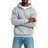 Sudadera con capucha casual para hombre, color liso, ligera, hombros caídos, para primavera y otoño