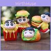 Cute Creative Pvc Burger Food Figure Blind Box Toy For Desktop Car Decoration