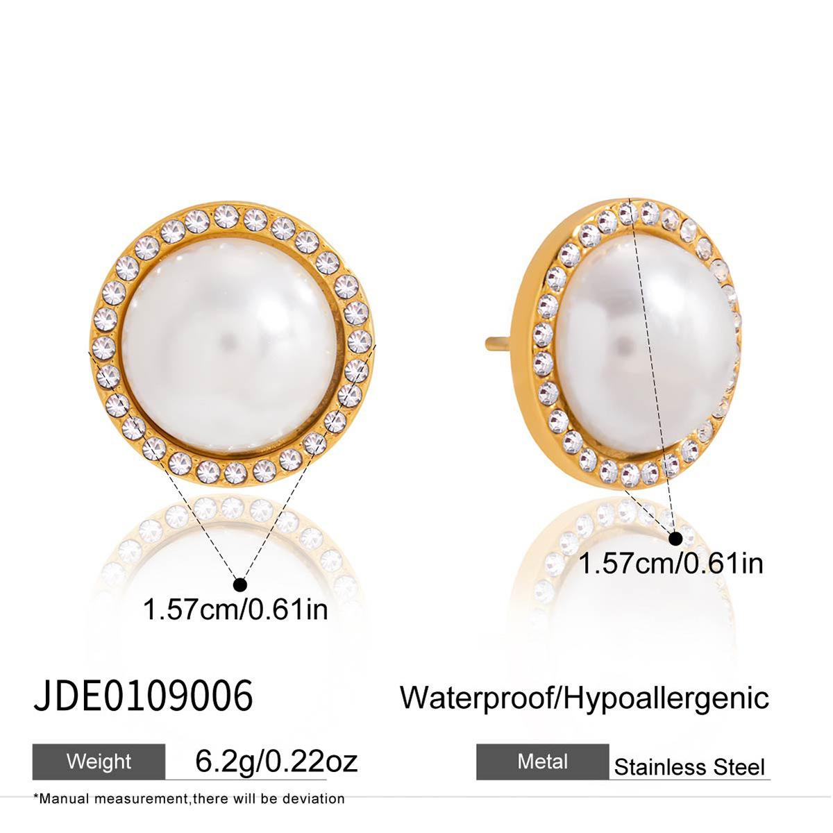 Нишевые высококачественные ретро-серьги-гвоздики с жемчугом, осенне-зимние