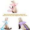 Adjustable Ferret Traction Harness Cartoon Pet Traction Rope Guinea Pig Chest Strap  Pet Supplies