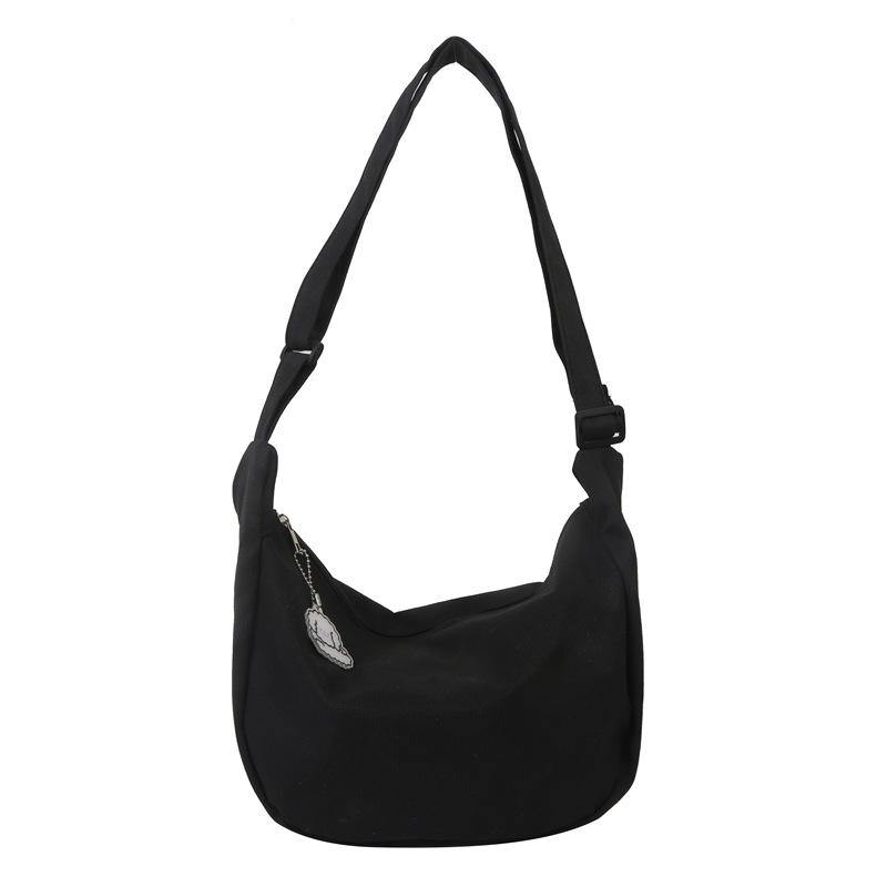 

Bag Women s 2025 Spring New Fashion Women s Bag Premium Versatile Retro Shoulder Bag Oblique Span Bag Commuter Bag чёрный