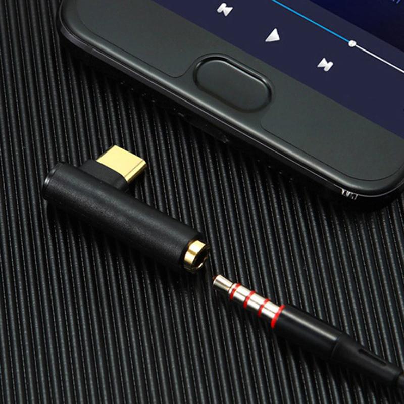 Type-C To 3.5Mm Jack Converter Earphone Audio Adapter Cable Usb Type C To 3.5Mm Headphone Aux Cable