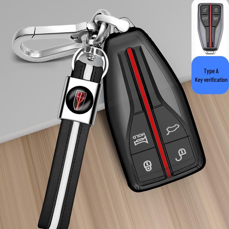 Schlüsseletui für Hongqi HS5/HS7 - Transparente Hülle und Tasche für Männer und Frauen (2022)