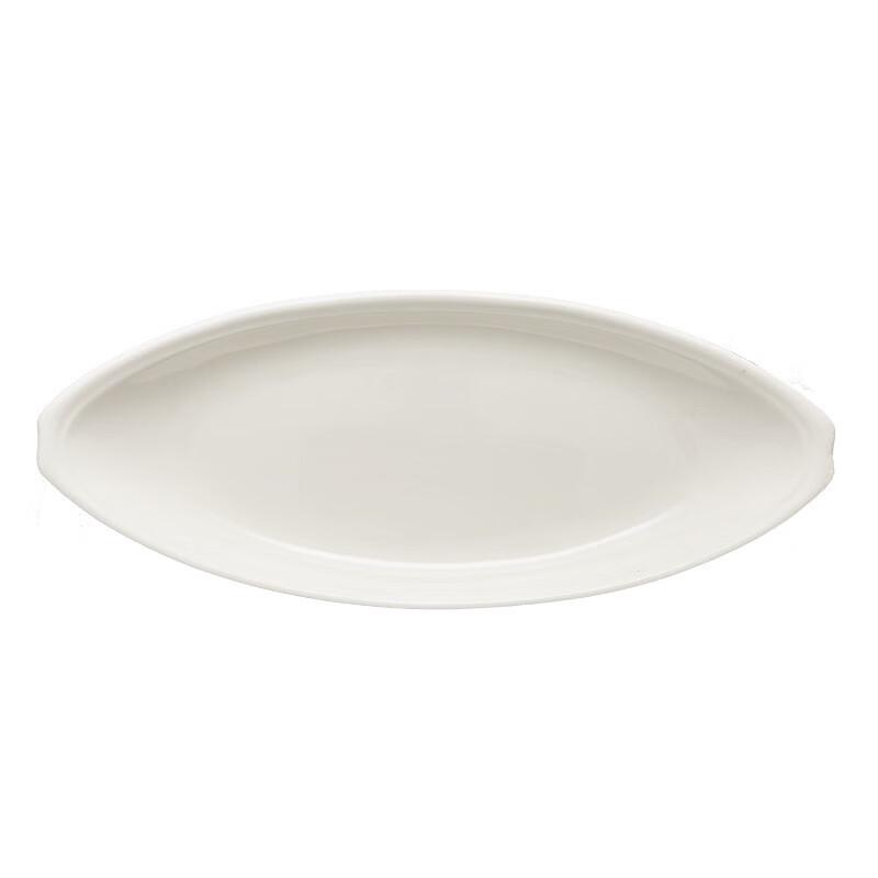 

ZISIZ 18-inch White Ceramic Fish Plate