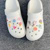 12PCS Fashion Shoe Charms for Clogs Set Accessories Hole Shoe Buckle Summer Cute Ice Cream Doughnut DIY Shoes Decorations