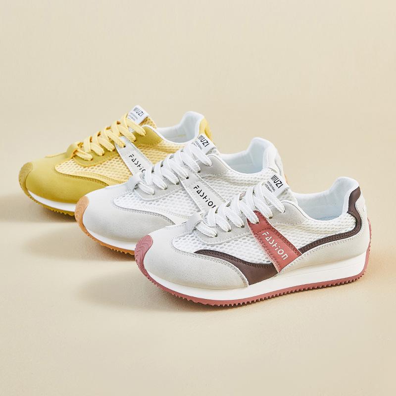 New Forrest Gump Shoes for Women In Summer Student Sports and Casual Shoes Mesh Breathable and Enhancing Height