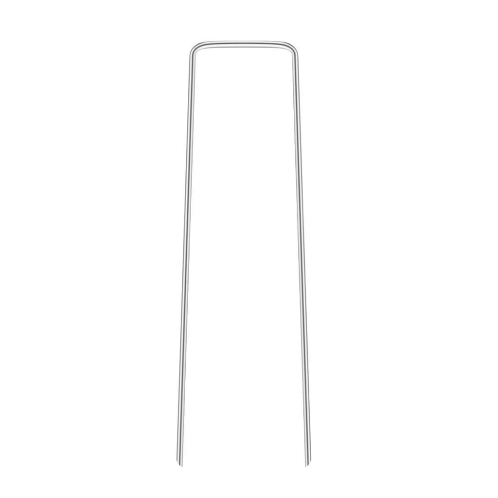 Galvanized Ground Nails U-shaped Ground Nails Outdoor - Cloth Ground Nails Nails Greenhouse Orchard Ground Cloth Nails Mulch Film Fixer