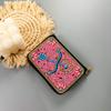 Ethnic Style Card Holder - Multi-layer Premium Hand-feel Vintage Delicate Beaded Zipper Pocket