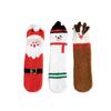 Ladies Winter Lovely Christmas Elk Floor Sleep Not Drop Hair Mid Tube Socks