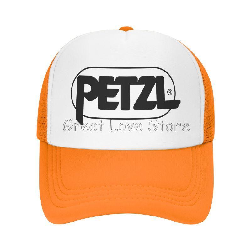 

PETZL Life Mesh Baseball Caps Unisex Hip Hop Adjustable Snapback Hat Men Women Summer Breathable Cap Casual Sun Visors Hats Adjustable помаранчевий