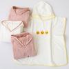 70*140 Coral Fleece Hooded Towel Poncho Kids Bath Robe Baby Shower Absorbent Bathing Wrap