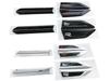Valve Stems Caps 4Pcs Car Fender Side Emblem Bumper Strip Badge Sticker For Volkswagen VW Rline GTI 4MOTION Polo Golf Jetta Tigu zw7