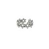 Adjustable Open Ring Men Women Sterling Geometric Star Motif Vintage Minimalist Jewelry