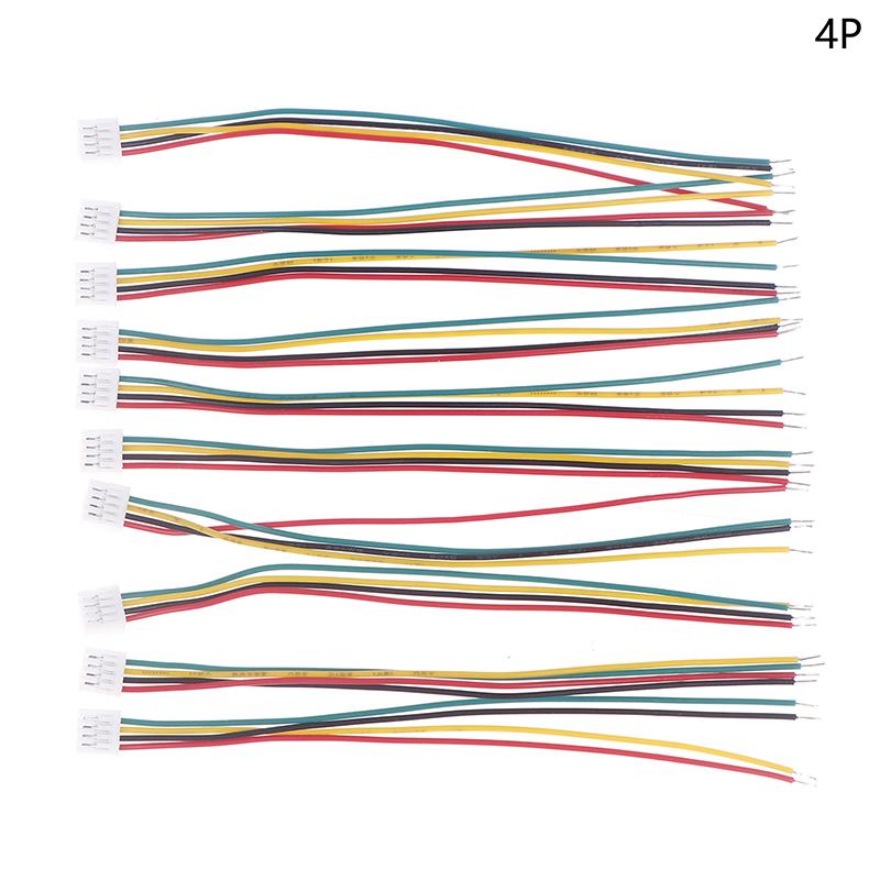 10 Stück Gh1.25 4P/5P/6 Pin Jst Gh Serie 1.25 Stecker mit Kabel 10Cm 1571 28 Awg 1.25Mm mit Verriegelungsklemme Kabel