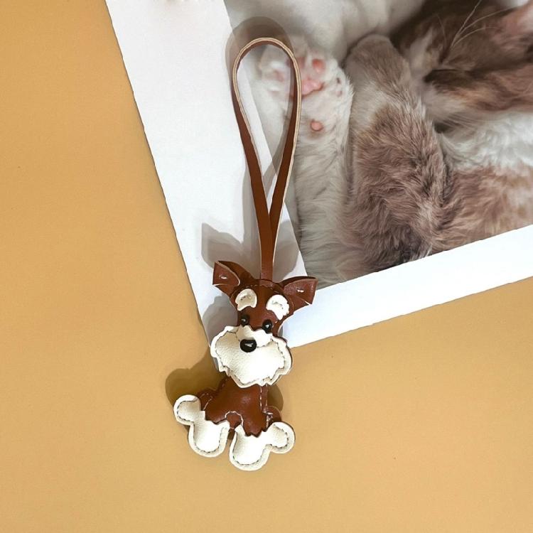 Fashionabel Schnauzer Dog Keychain Charm Pendant Adds Personality To Your Everyday Accessories Daily Use Casual Wear
