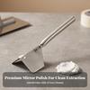 Corner Finishing Tool with Hanging Loop | Stainless Steel Build, Smooth Metal Handle, for Home