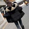 Winter Chic Down Cotton Jackets Women's Korean Style Loose Warm Coats Large Size Solid Color Hooded Short Coats