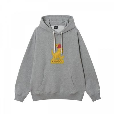 KANGOL Overfit Hoodie Melange Gray 5163