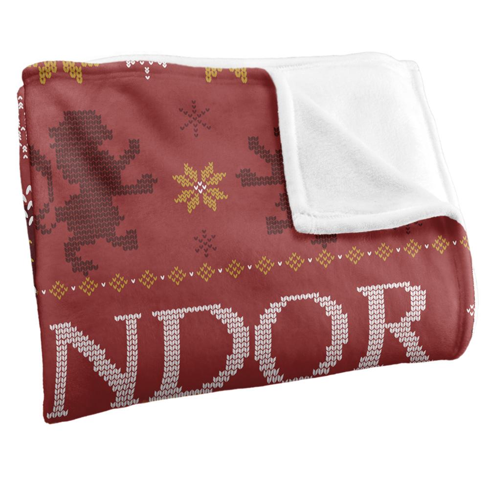 Harry Potter Gryffindor Fair Isle Blanket